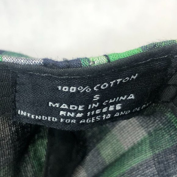 Dickies Embroidered Flat Brim Hat Fitted Cap Kid's Size - Picture 8 of 8